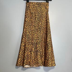 Stockholm Atelier & Other Stories Leopard Animal Print Maxi Length Skirt 2
